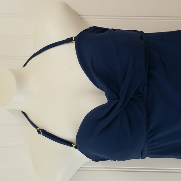 Catalina Swimwear Bandeau One Piece Blue - Picture 5 of 13